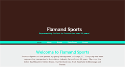 Desktop Screenshot of flamandsports.com